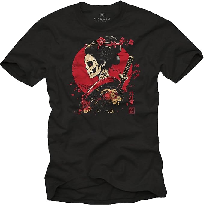 Japanese Geisha Skull